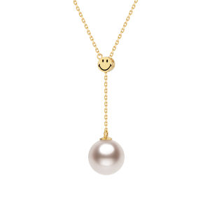 Collaboration Diana 18k Gold Akoya Pearl Necklace