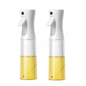 XMSJ | 200/300/500ML Continuous Pneumatic Olive Oil Sprayer Bottle Dispenser For Kitchen Cooking Air Fryer BBQ Fitness Salad Oil Mister