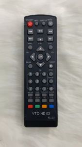 Điều Khiển đầu thu truyền hình mặt đất DVB T2 . Remote VTC T2 . Tặng pin