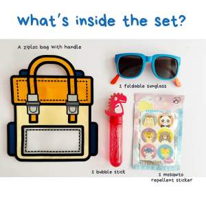 Kids birthday goodie bag return gift sunglasses bubble customization gift tags childrens day gift set activity kits