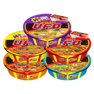 Instant UFO Flying Saucer Stir-Fried Noodles Box Cup-Packaged