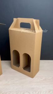 25 Pcs Box/ Dus Kemasan Botol Tumbler Craft Tenteng Double