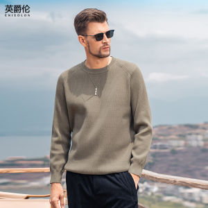 Enjeolon | Mens Warm Long Sleeve Knit Sweater