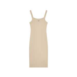 Champion | Strappy Vintage Cotton Summer Dress Side Slit