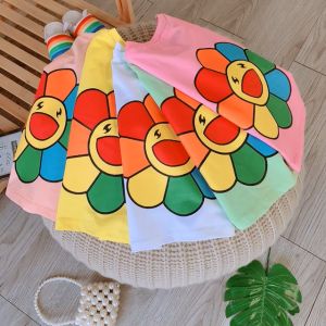 Lyvyshop - Bộ quần áo cộc tay Hoa Mặt Trời cho bé gái từ 09-26kg (giá 01 bộ)
