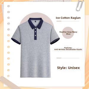 Custom Summer Breathable Short Sleeve Polo Work Uniform