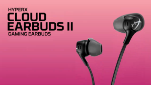 HyperX Cloud Earbuds II Gaming Earset for Mobile Gaming compatible with PC Nintendo Switch Steam Deck™ Mobile Devices 3.5mm Connection