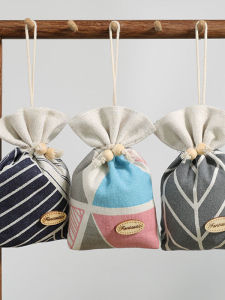 Sachet Perfume Bag Bag Portable Car Wardrobe Bag Chinese Medicine Lavender Dragon Boat Festival Cotton and Linen Printed Logo Lasting