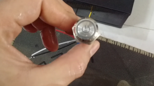 Công Tắc LED logo POWER cho xe 12-24V chống nước có đèn LED kèm chui ra 5 chân lỗ khoét 16mm