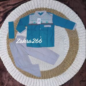 KURTA BORDIL ANAK LENGAN PANJANG 2-13TH BAHAN TOYOBO / KOKO BORDIL ANAK
