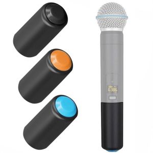 MNLXM 75x35mm ฝาปิดถ้วยไมค์ ที่มีคุณภาพสูง ทนทานต่อการใช้งาน ฝาครอบแบตเตอรี่ไมโครโฟน ไมโครโฟนมือถือแบบมือถือ ฝาครอบท้ายสกรูแบตเตอรี่ MIC สำหรับ PGX2