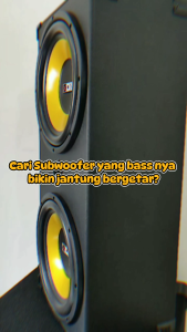 Paket Combo Speaker Subwoofer Carman CM 1278 Dan Box 12 Double Vinyl + Terminal 2pc + Siku