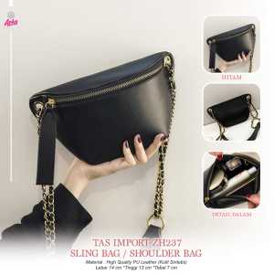 BISA COD Tas Keren Import Sling Bag / Shoulder Bag / Hand Bag High Quality Tas Import ZH237 Koleksi Tas Kerenz