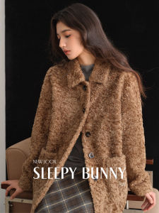 Warm Sheepskin-like Retro Loose Coat Womens