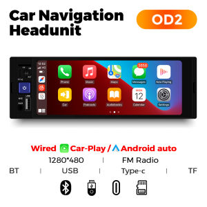 Navifly 1 DIN 6.86 INCH Universal HD Touch Screen MP5 Multimedia Video Player Carplay Android Auto BT SD/TF FM Radio USB Type-C