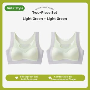 Anti-shock Sports Bra For 9-16 Years Old Girls Development Stage