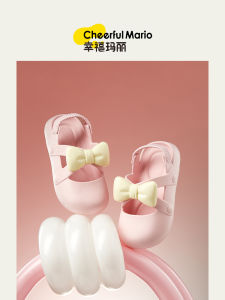 Summer Childrens Sandals Anti-Slip Princess Style EVA Material Beach Shoes for Girls Cute Baby Clog Shoes Comfortable Footwear