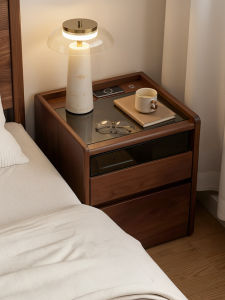 OYIla | Retro Style Multifunctional Bedside Storage Cabinet