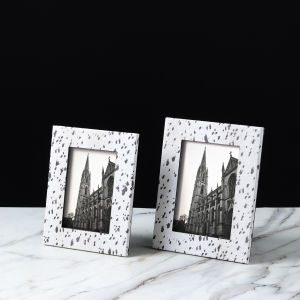 รูปภาพสไตล์ยุโรปเรียบง่ายหรูหราแบบหนัง มุมมองห้องนอน ชุดแต่งหน้า ห้องตัวอย่าง รูปภาพแบบฝังกระดาษ รูปภาพ ตกแต่งบ้าน