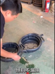 10L/15L Plastic Oil Drain Pan Wast Engine Oil Collector Tank Gearbox Oil Basin Trip Tray Car Repair Fuel Fluid Change