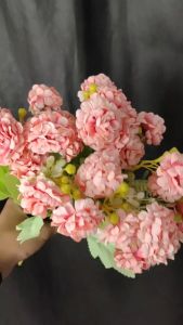 Bunga Pom-Pom Swing Cabang 5 - Dekorasi Kamar Premium Termurah