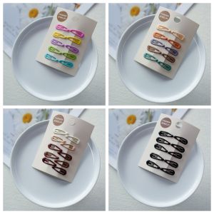 Mini Infant Cropped Hair Clip Kids Small Size Bangs Clip Little Girl Side Clip Candy Color Break Clip BB Clip