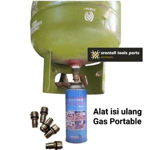 Alat isi ulang refill gas kaleng portable
