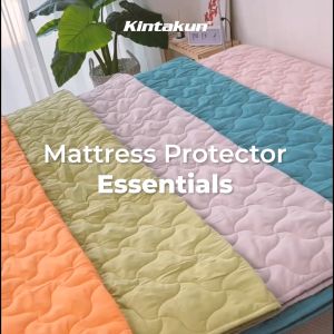 Kintakun Matras Protector Essentials 120x200: Pelindung Kasur Warna Polos & Varian Motif