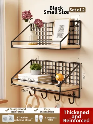 Wall-mounted Storage Shelf Bedside Hanging Basket