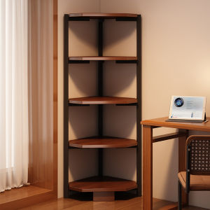 Corner Wall Shelf Integrated Bedroom Triangle Cabinet Modern Simple Style Multi-Function Furniture Storage Solution