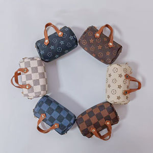 Mini Printed Pillow Crossbody Bag Earphone Case Coin Purse - Compact Shoulder Bag for Small Items & Loose Change