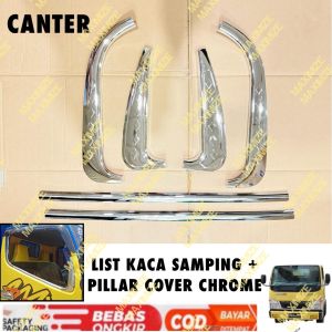 List Kaca Samping Pillar Canter Cover Chrome