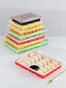 NIGESI | Disposable Divided Food Container for Fresh and Frozen Dumplings