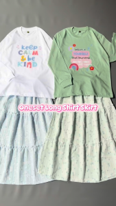 Setelan Anak & Remaja Perempuan Bawahan Rok Curly Elora Atasan Lengan Panjang