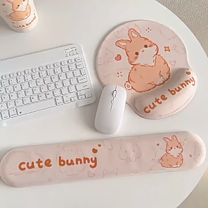 Set Lót Chuột Kèm Kê Cổ Tay Hoạt Hình Dễ Thương Cho Văn Phòng Gaming LILA BOLC138