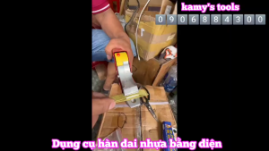 Bộ dụng cụ kìm kẹp nhiệt đóng dây đai nhựa hàn nhiệt King KG-15-C chính hãng
