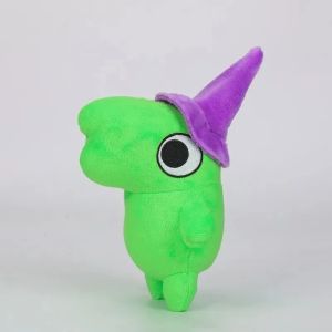 Bandai | 28cm Smiling Friends Plush Toys Mr Frog Children Stuffed Doll Toy Kawaii Home Decoration Doll Gifts Smiling Friends Toy for Kids