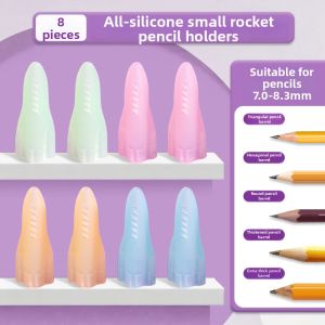deli | Universal Thick and Thin Pencil Cap Pencil Cover for Elementary Students Extended