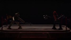 【SG Stock】Desktop game bamboo joint two person battle interactive toy puppet