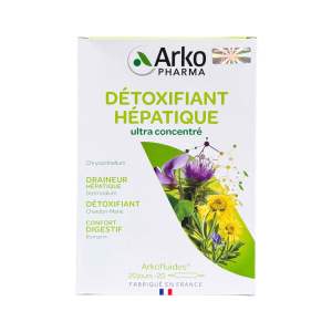 Thải độc gan Arkopharma Détoxifiant Hépatique – Hỗ trợ tiêu hóa thanh lọc cơ thể