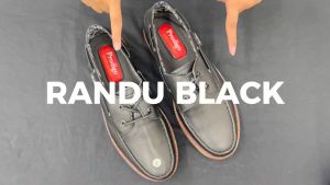 Prodigo * Sepatu Kulit Pria Randu Hitam | Sepatu Pantofel | Sepatu Kulit Kerja Pria | Sepatu Casual | Terbaru