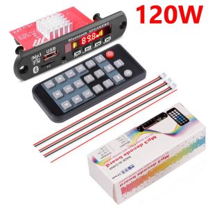 KEBIDU | KEBIDU 120W Amplifier Bluetooth MP3 Player Wireless Car MP3 WAV Decoder Board DC 12V Music Player FM Radio Module For Car Home