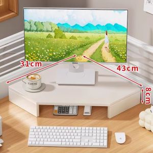 Corner Computer Riser and Organizer