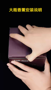 Pengharum Aromaterapi 500ML Spray Otomatis Humidifier Diffuser Pengharum Ruangan Desain Kaca Elegan