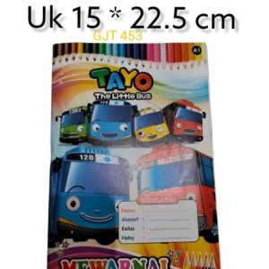 mewarnai jumbo per 10 buku UK 15x22.5