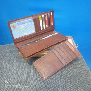 PROMO SALE dompet panjang PRIA WANITA  kulit COKLAT