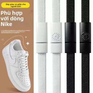 No-Tie Elastic Locking Shoe Laces White