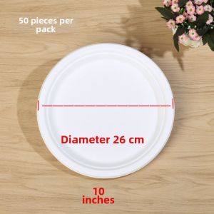 Disposable Eco-friendly Thickened Paper Plate