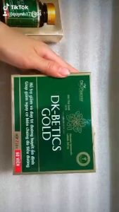 Combo 2 hộp DK BETICS GOLD - Giúp kiểm soát và ổn định đường huyết  giảm nguy cơ biến chứng do tiểu đường - hộp 2 lọ x 60 viên