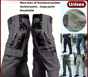 Waterproof Tactical Cargo Pants for Men with Multi Pockets and Plus Size Options Durable Outdoor IX11 Pants for Hiking Camping and Tactical Activities